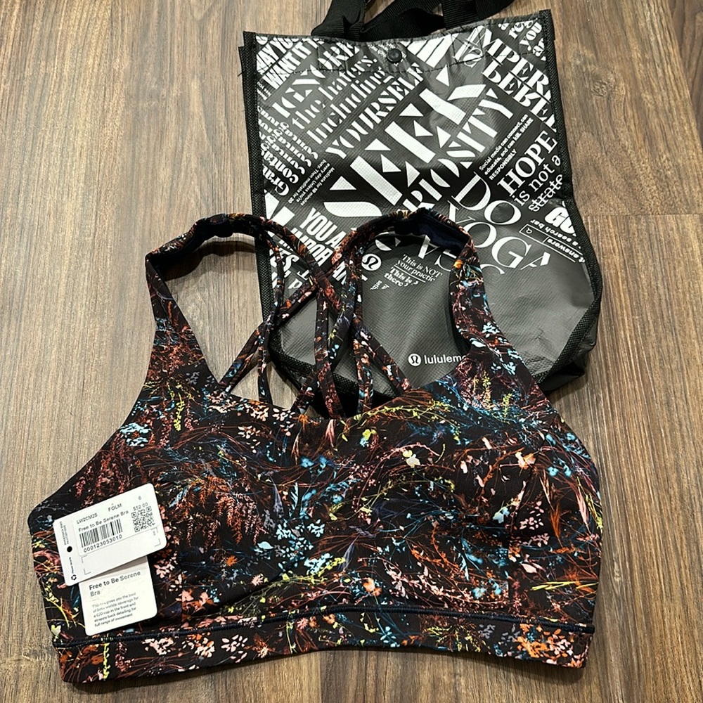 Lululemon Free to be Serene Bra sz 6